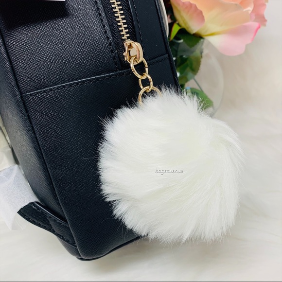 Rabbit sammi backpack bunny black Kate Spade white - Picture 5 of 8